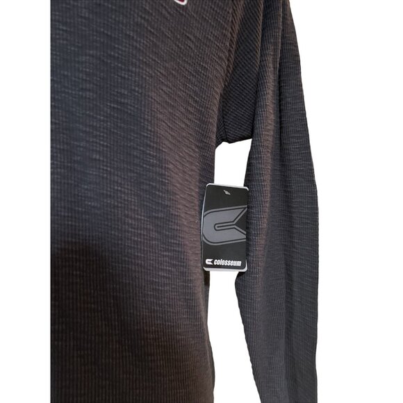 Iowa State Cyclones Colosseum Grey Hooded Waffle Henley LS Shirt Men's L NEW - Picture 4 of 6